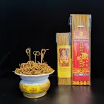 Nguồn hàng sỉ túi Nén Nhang Thần Tài Thái Lan Nhập Khẩu - Hương Sạch Cuộn Tàn Đồng Xu 39cm