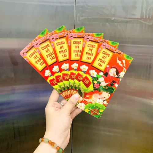Chỗ sỉ combo 100 Bao Lì Xì Tết Bính Ngọ 2026 - Khách Chọn Tối Đa 10 mẫu