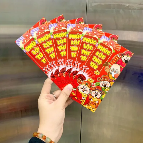 Chỗ sỉ combo 100 Bao Lì Xì Tết Bính Ngọ 2026 - Khách Chọn Tối Đa 10 mẫu
