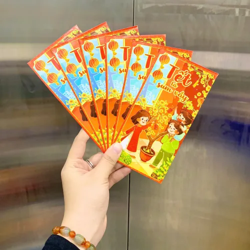 Chỗ sỉ combo 100 Bao Lì Xì Tết Bính Ngọ 2026 - Khách Chọn Tối Đa 10 mẫu