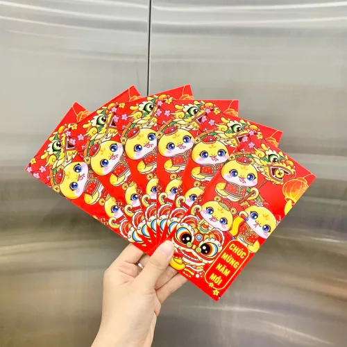 Nguồn hàng sỉ combo 50 Bao Lì Xì Tết Ất Tỵ 2025