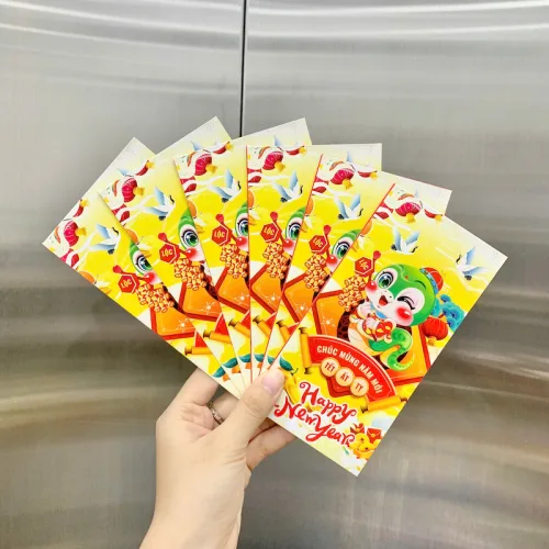 Nguồn hàng sỉ combo 50 Bao Lì Xì Tết Ất Tỵ 2025