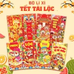 Nguồn hàng sỉ combo 50 Bao Lì Xì Tết Ất Tỵ 2025