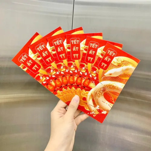 Nguồn hàng sỉ combo 50 Bao Lì Xì Tết Ất Tỵ 2025