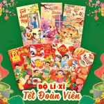 Nguồn hàng sỉ combo 50 Bao Lì Xì Tết Ất Tỵ 2025