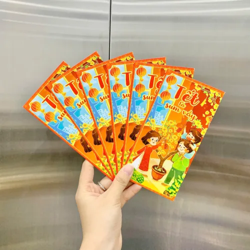 Nguồn hàng sỉ combo 50 Bao Lì Xì Tết Ất Tỵ 2025