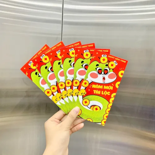 Nguồn hàng sỉ combo 50 Bao Lì Xì Tết Ất Tỵ 2025