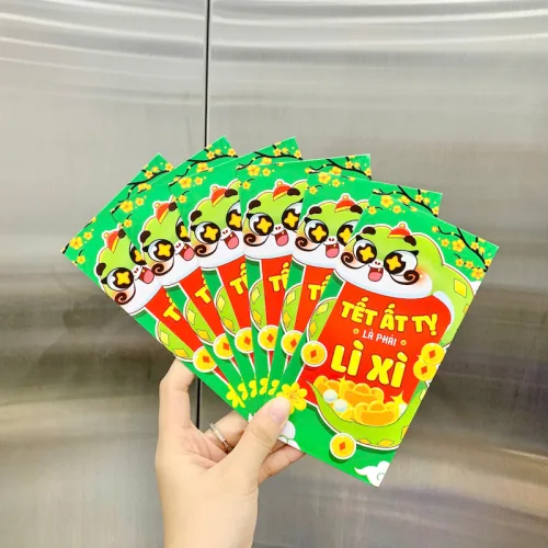 Nguồn hàng sỉ combo 50 Bao Lì Xì Tết Ất Tỵ 2025