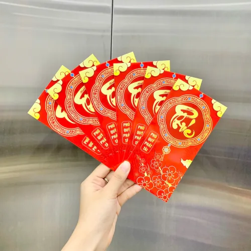 Nguồn hàng sỉ combo 50 Bao Lì Xì Tết Ất Tỵ 2025