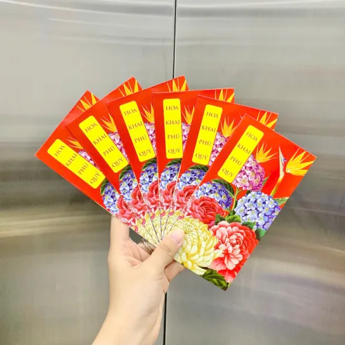 Nguồn hàng sỉ combo 50 Bao Lì Xì Tết Ất Tỵ 2025