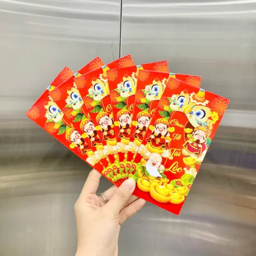 Nguồn hàng sỉ combo 50 Bao Lì Xì Tết Ất Tỵ 2025