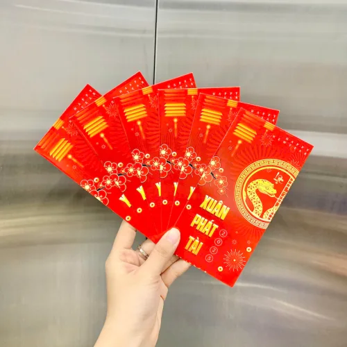 Nguồn hàng sỉ combo 50 Bao Lì Xì Tết Ất Tỵ 2025