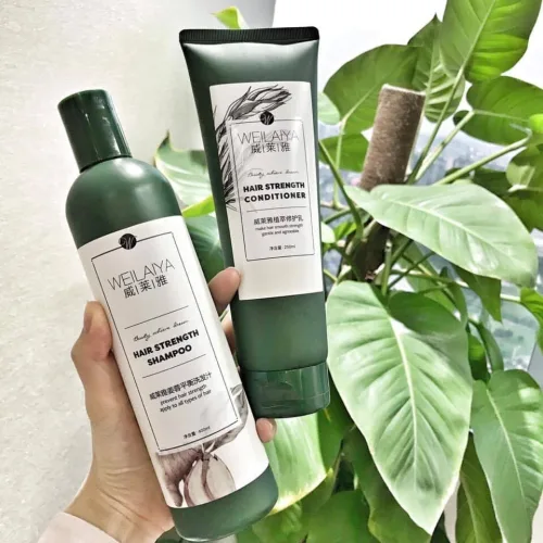 Shop sỉ combo bộ dầu gội xả Weilaiya mọc tóc chiết xuất gừng xả