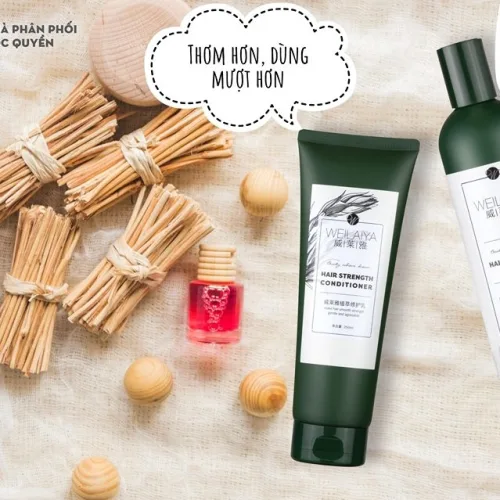 Shop sỉ combo bộ dầu gội xả Weilaiya mọc tóc chiết xuất gừng xả