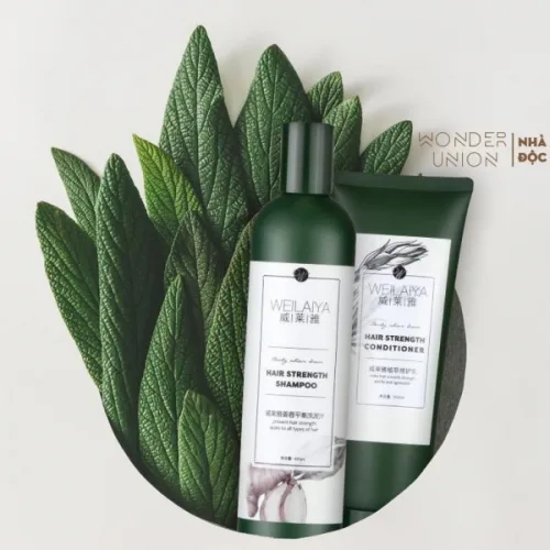 Shop sỉ combo bộ dầu gội xả Weilaiya mọc tóc chiết xuất gừng xả