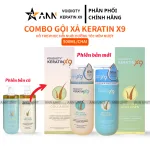 Chỗ sỉ combo Dầu Gội Xả Biotin Collagen Voudioty Keratin x9 - Phiên Bản Mới 2025