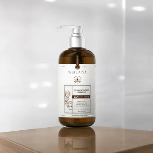 Bộ Weilaiya Zingiber X2 Ginger Essence Gội Xả Gừng Nâu
