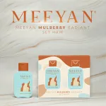Bộ sản phẩm dầu gội và dầu xả rễ dâu tằm Meeyan Mini
