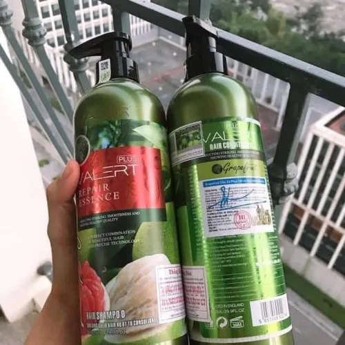 Combo dầu gội và dầu xả VALERT Grapefruit Repair Essence 850ml