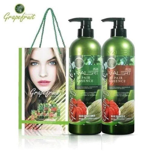 Combo dầu gội và dầu xả VALERT Grapefruit Repair Essence 850ml