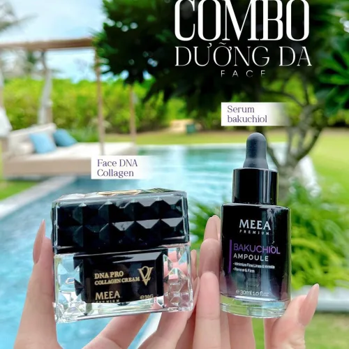 Bộ chăm sóc da Meea Orgin DNA Pro V2 lớn và Bakuchiol Ampoule V2 lớn