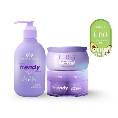 Khám phá Combo Dưỡng Trắng Body Trendy Meea Premium Organic thuộc nhóm meea premium
