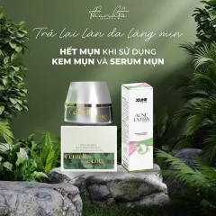 Bộ đôi Jiuhe: Kem Face Rau Má Centella Ance và Serum Acne Extra – Thanh Tô Cosmetics