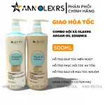 Shop sỉ combo Gội Xả Collagen Olexrs Argan Oil Essence Màu Xanh 500ml - Phiên Bản Mới 2024