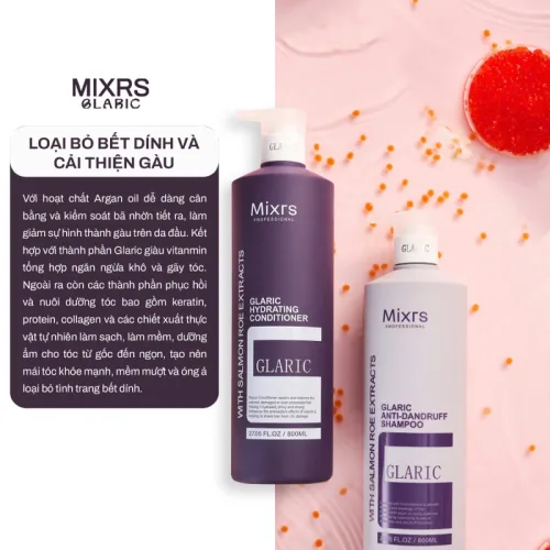 Chỗ sỉ combo Gội Xả Mixrs Màu Tím 500ml