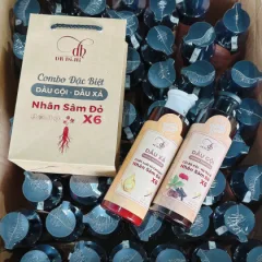 Chỗ sỉ combo Dầu Gội Xả Nhân Sâm Đỏ X6 Dr Di Hi