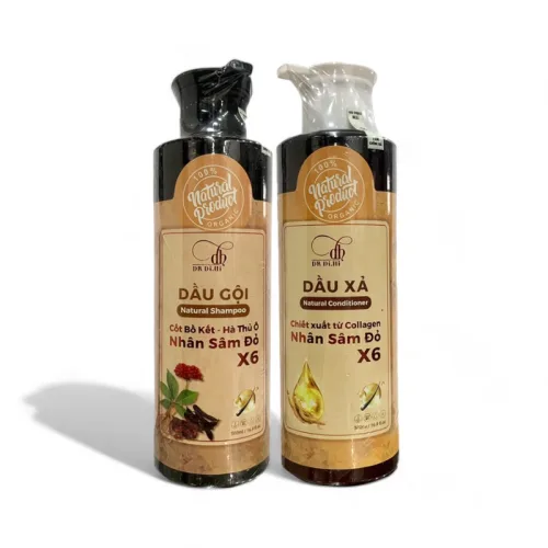 Chỗ sỉ combo Dầu Gội Xả Nhân Sâm Đỏ X6 Dr Di Hi