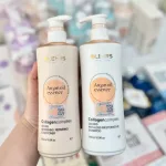 Bộ dầu gội và dầu xả Olexrs Argan Oil Essence màu cam 500ml bản mới 2024