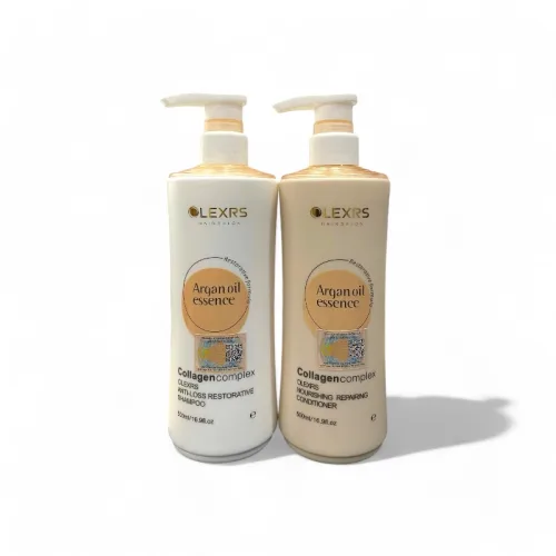 Khám phá Bộ dầu gội và dầu xả Olexrs Argan Oil Essence màu cam 500ml bản mới 2024 thuộc nhóm olexrs hair salon