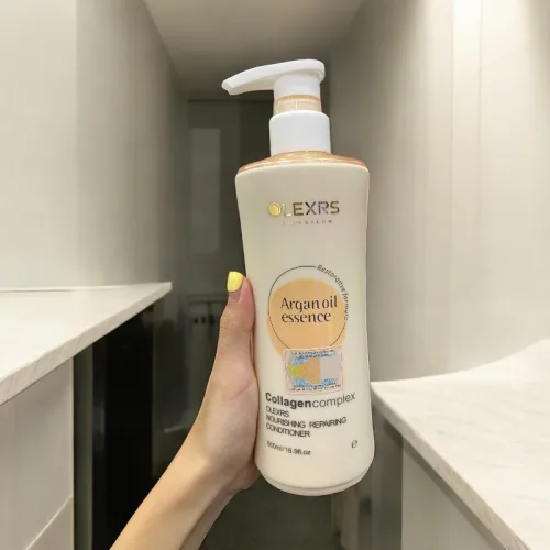 Bộ dầu gội và dầu xả Olexrs Argan Oil Essence màu cam 500ml bản mới 2024