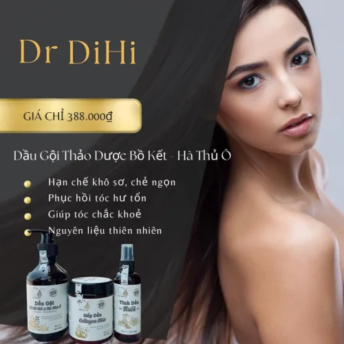 Shop sỉ combo Gội Xả Xịt Bồ Kết Bưởi Dừa Dr Di Hi
