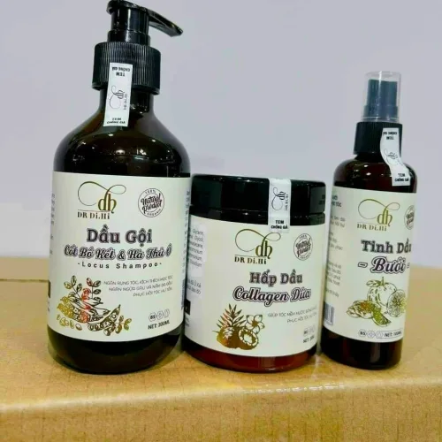 Shop sỉ combo Gội Xả Xịt Bồ Kết Bưởi Dừa Dr Di Hi