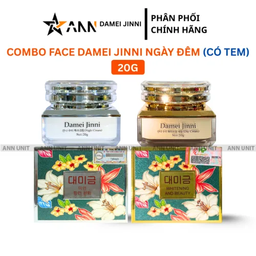 Chuyên sỉ combo Kem Face Damei Jinni Dm Ngày Đêm Có Tem 20g Công Nghệ Hàn Quốc Phiên Bản Mới