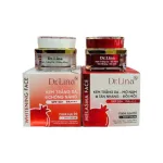 Combo kem dưỡng da mặt ngày đêm Dr.Lina Lựu Đỏ 18g hỗ trợ trắng da, mờ nám
