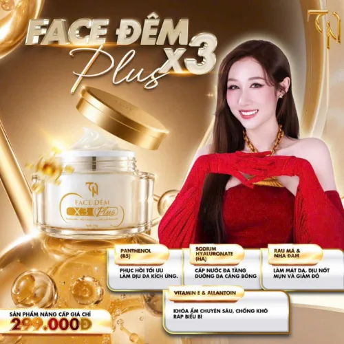 Bộ 2 hộp kem face ngày đêm Collagen X3 TN Mỹ Phẩm Đông Anh, 15g
