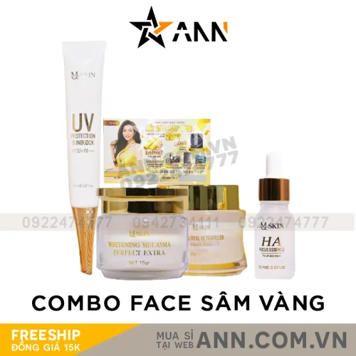 Chỗ sỉ combo Kem Face Sâm Vàng MQ Skin