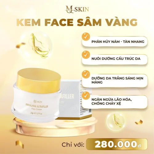 Chỗ sỉ combo Kem Face Sâm Vàng MQ Skin
