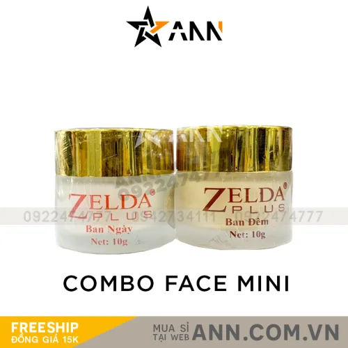 Bộ Kem Face Mini Zelda Plus Ngày Đêm 10g x 2