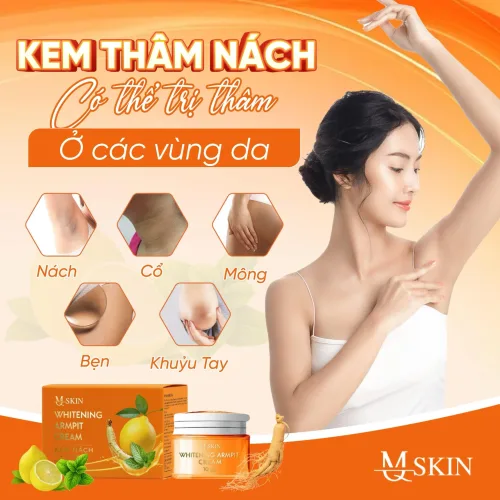 Nơi lấy sỉ combo Kem Tẩy Lông + Kem Thâm Nách MQ Skin Sâm Chanh Mật