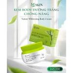 MQ Skin Nature Whitening Body 150gr – Bộ kem ủ trắng và kem body dưỡng trắng sữa dừa, tặng tẩy tế bào chết cà phê
