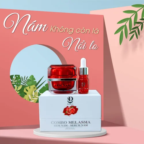 Nguồn hàng sỉ combo Lựu Đỏ Kem Nám Melasma Và Serum Giảm Nám MD Beauty