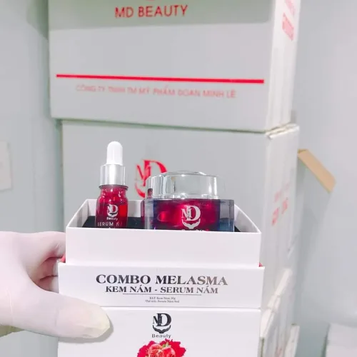 Nguồn hàng sỉ combo Lựu Đỏ Kem Nám Melasma Và Serum Giảm Nám MD Beauty