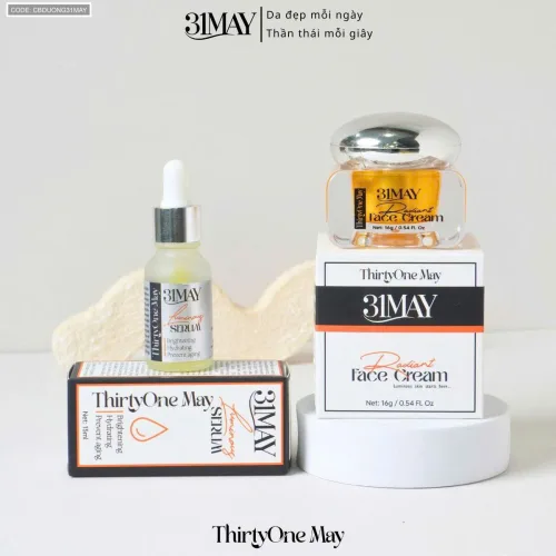 Bộ đôi 31May: Kem Face Nám Radiant 16g và Serum Luminous 15ml