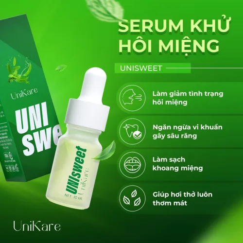 Bộ 2 serum Unismile và Unisweet dung tích 10ml