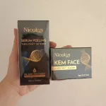 Nơi lấy sỉ combo Tái Sinh Nicolas - Serum Peeling 30ml & Kem Face Men Tảo Xanh Collagen 5g Chính Hãng