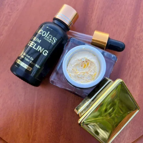 Nơi lấy sỉ combo Tái Sinh Nicolas - Serum Peeling 30ml & Kem Face Men Tảo Xanh Collagen 5g Chính Hãng